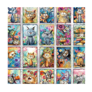Colourful Cats